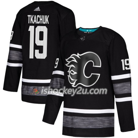 Mænd NHL Calgary Flames Trøje Matthew Tkachuk 19 Sort 2019 All-Star Adidas Authentic